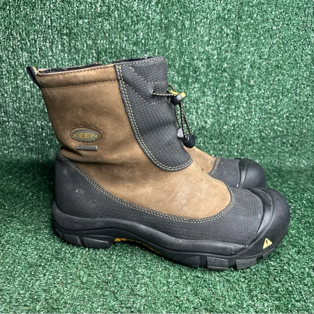 Keen Women's High Insulated WP Boots -25°F Brown Black Snow Winter Size 9 - Picture 1 of 13